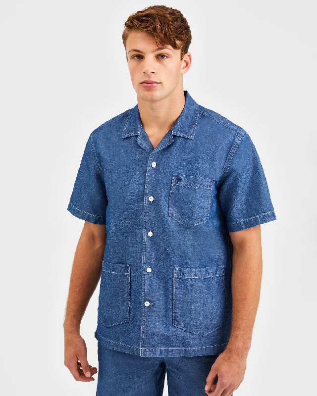 Men's French-Cuff Shirts for a Sophisticated EdgeHastings Garment Dye Chambray Shirt