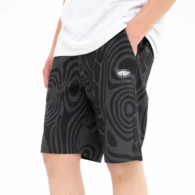 Warm Men's Fleece-Lined PantsHypnotic Cotton Twill Shorts (Black)