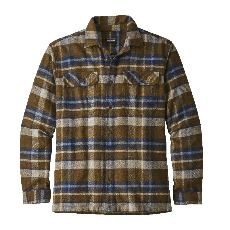 Men's Slim-Fit Shirts for a Flattering ShapeMen's Long-Sleeved Fjord Flannel Shirt