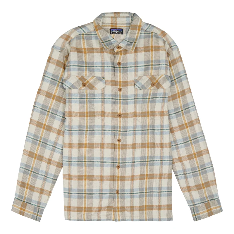 Men's Smart Casual Shirts for Business Casual SettingsMen's Long-Sleeved Organic Cotton Midweight Fjord Flannel Shirt