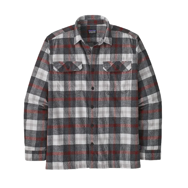 Men's Thermal Shirts for Winter WarmthMen's Long-Sleeved Organic Cotton Midweight Fjord Flannel Shirt