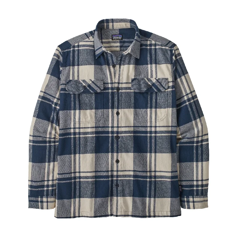 Men's Stain-Resistant Shirts for Mess-Free WearMen's Long-Sleeved Organic Cotton Midweight Fjord Flannel Shirt