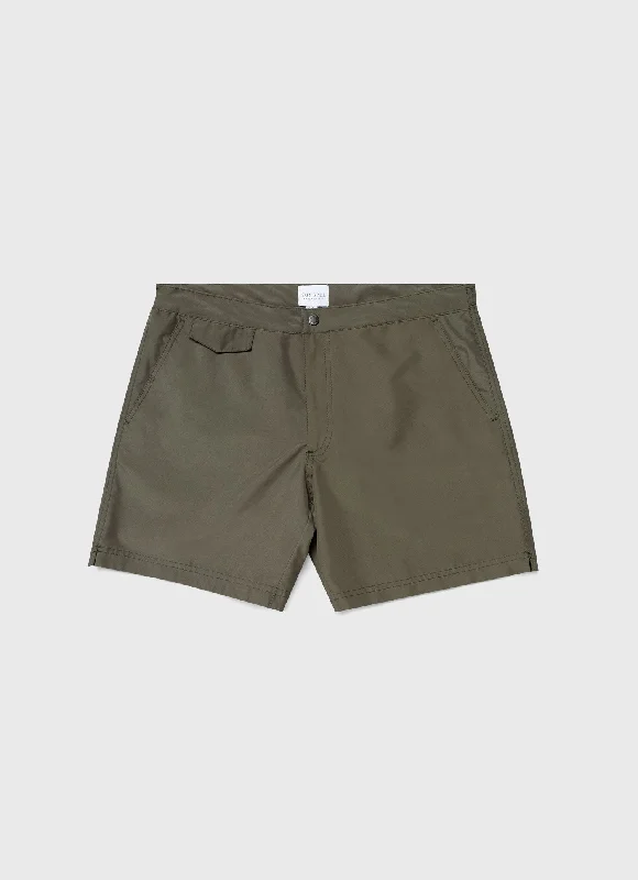 Men's Pants with SuspendersMen's Tailored Swim Shorts in Hunter Green