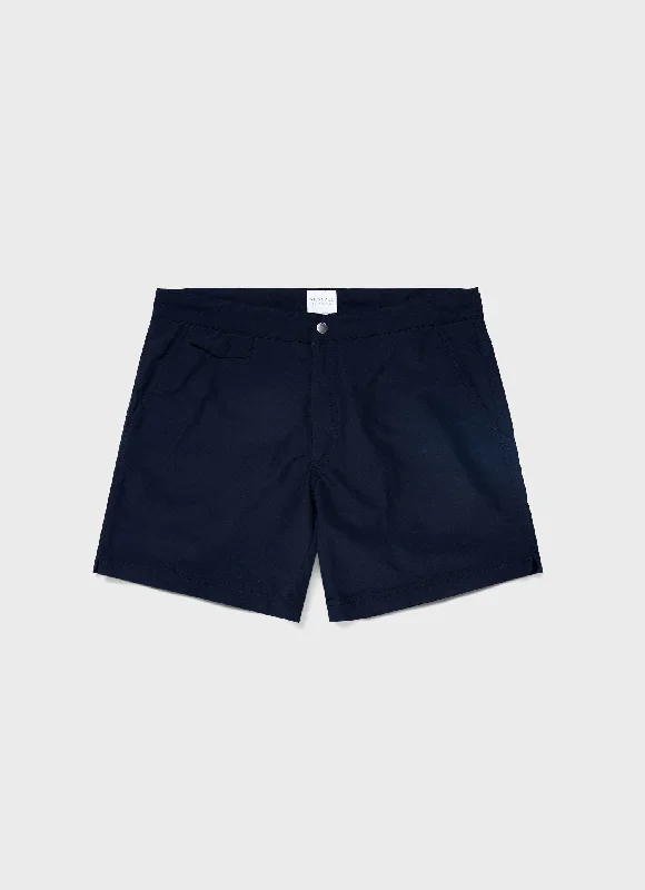 Versatile Men's ShortsMen's Tailored Swim Short in Navy