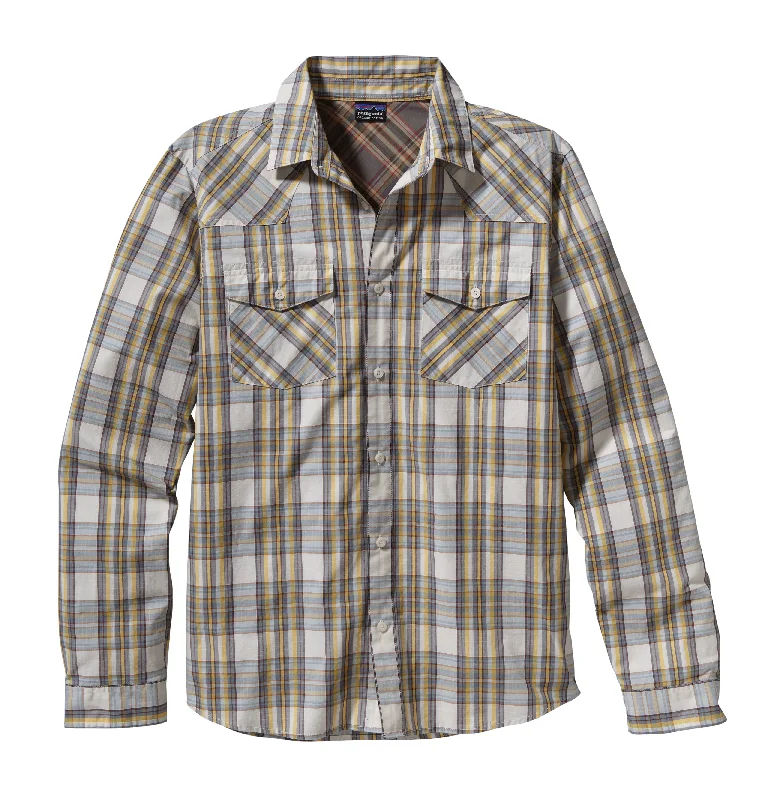 Men's Solid-Colored Shirts for VersatilityM's Long-Sleeved Good Shirt