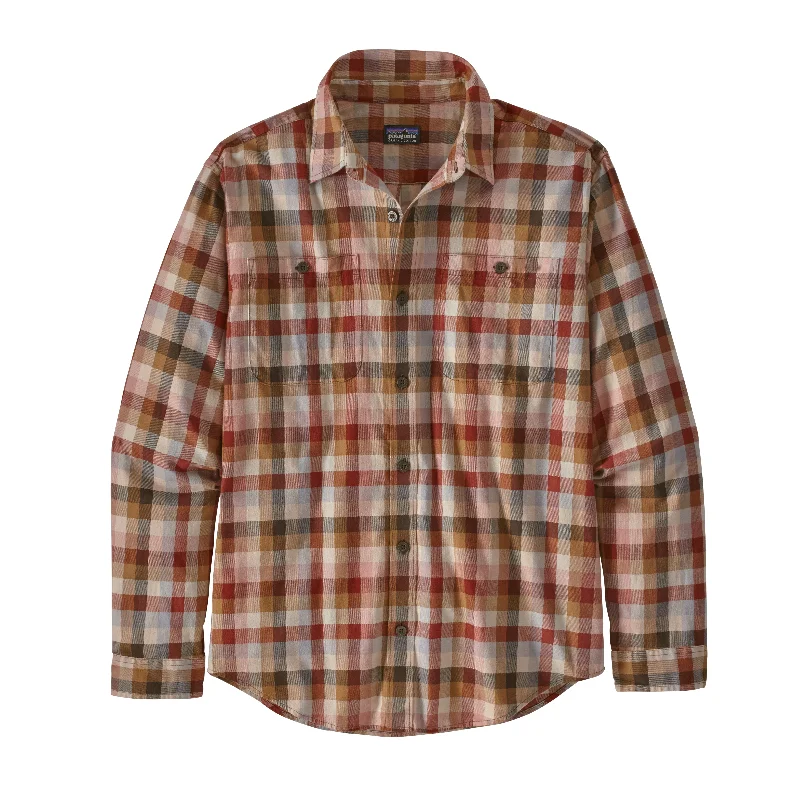 Men's Pattern Mixing Shirts for Creative StyleM's Long-Sleeved Pima Cotton Shirt