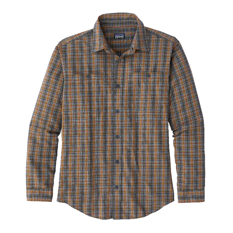 Men's Organic Cotton Shirts for Eco-ConsciousnessM's Long-Sleeved Pima Cotton Shirt