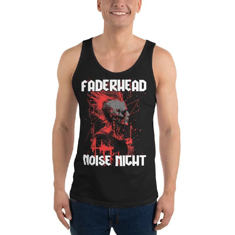 Men's Shirts with Velcro ClosuresNOISE NIGHT PUNK Tank Top Men