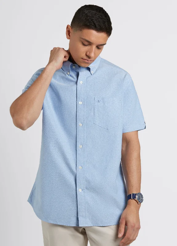 Men's Patterned Button-Down Shirts for Added InterestBrighton Oxford Organic Shirt - Pale Blue