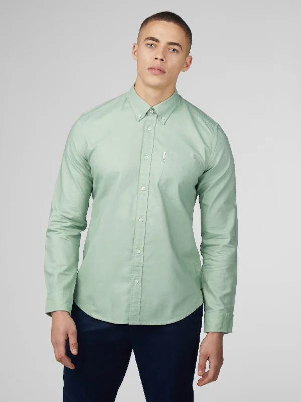 Men's Insulated Shirts for Cold WeatherSignature Oxford - Long Sleeve - Grass Green