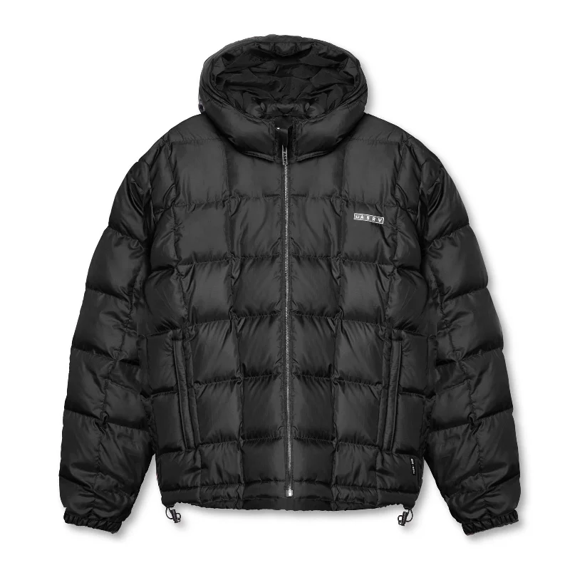 Comfortable Men's Parkas0551. Weather-Ready Down Puffer Jacket - Black