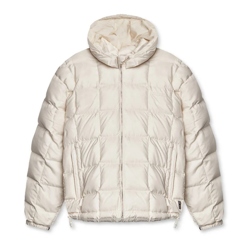 Men's Coats with Pockets0551. Weather-Ready Down Puffer Jacket - Ivory Cream