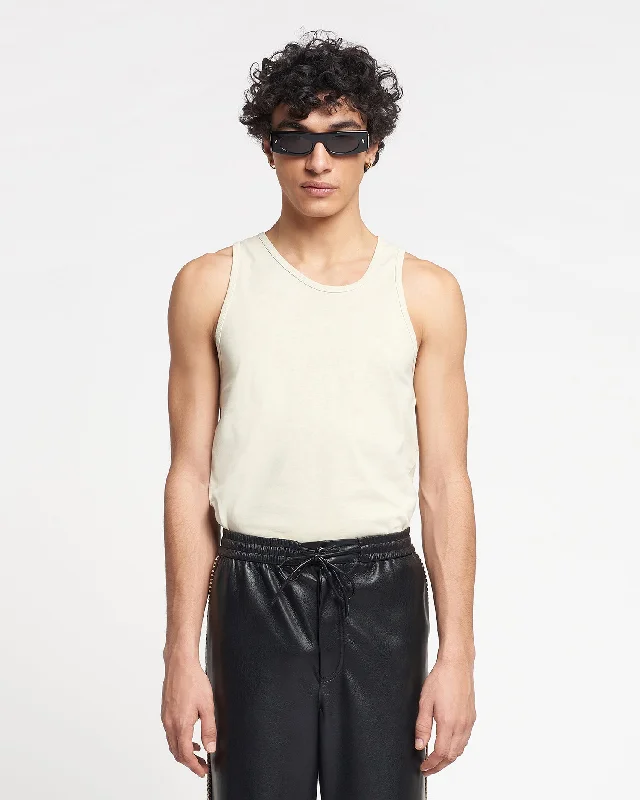 Men's Shirts with Cowl NecksAziz - Organically Grown Cotton Tank Top - Shell