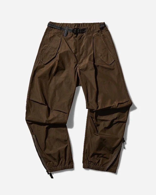 Sustainable Eco-Friendly Men's JeansMen's High Count Cloth Side Zip Hem Pants Dark Khaki