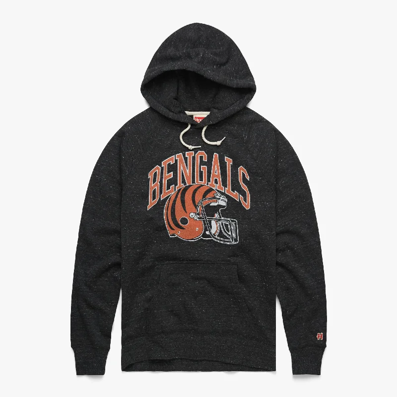 Men's Hoodies for Skinny MenCincinnati Bengals Helmet Hoodie