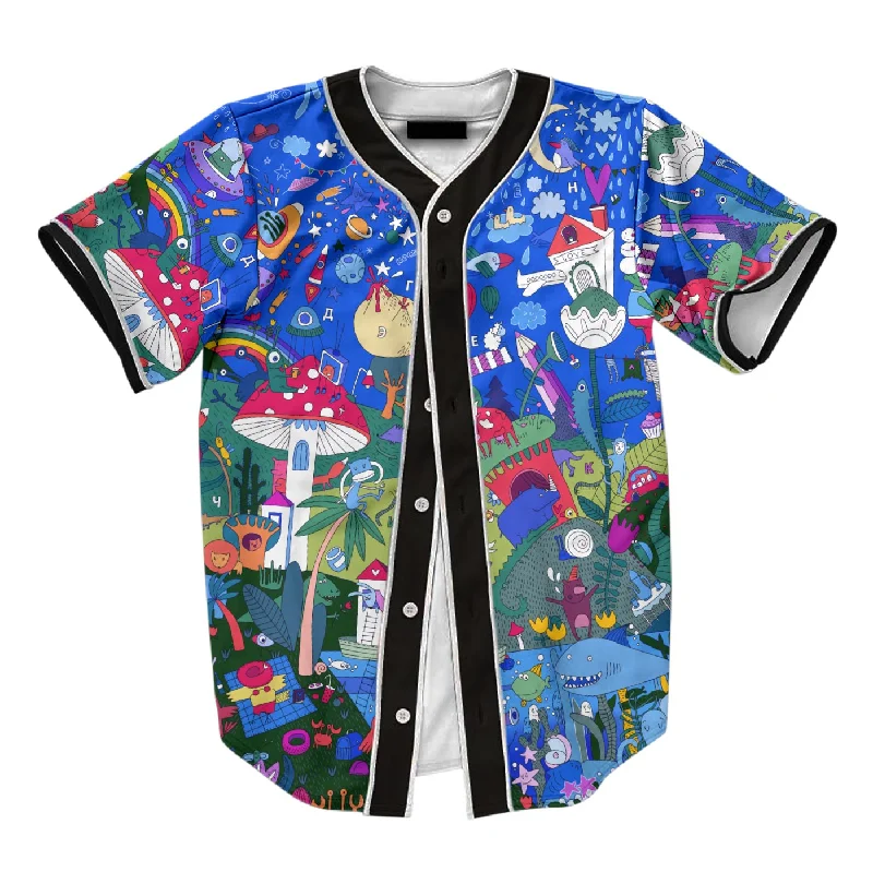 Men's Shirts for Beach OutingsCrazy Town Jersey