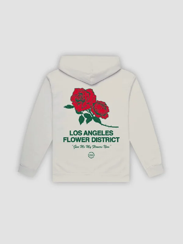 Men's Hoodies with Modern CutsFlower District Hoodie - Cream