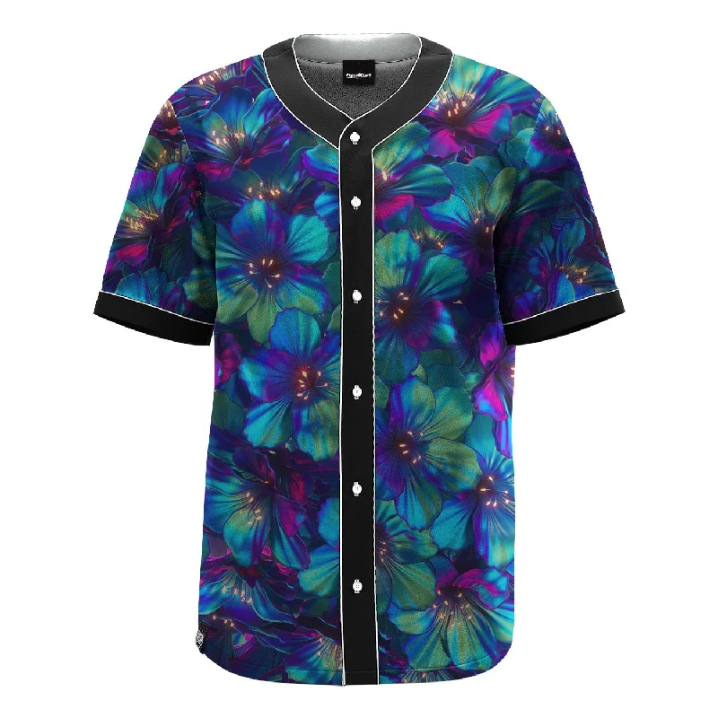 Men's Shirts with Adjustable HemlinesFlower Jersey