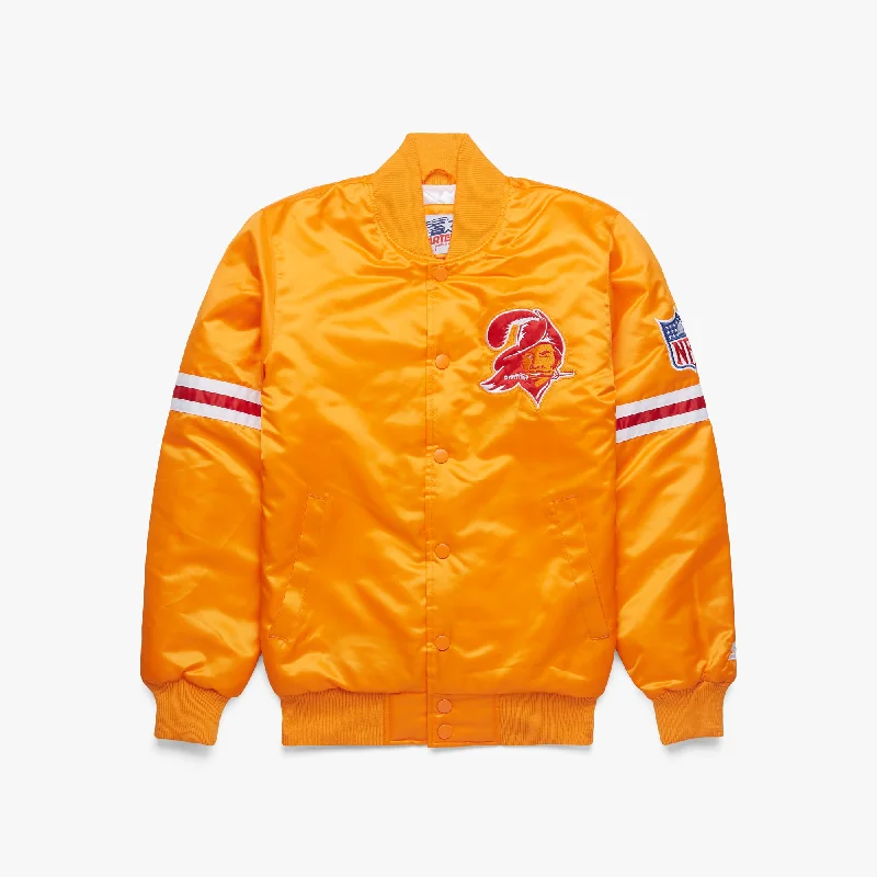 Men's Coats for City WearHOMAGE X Starter Buccaneers Satin Jacket