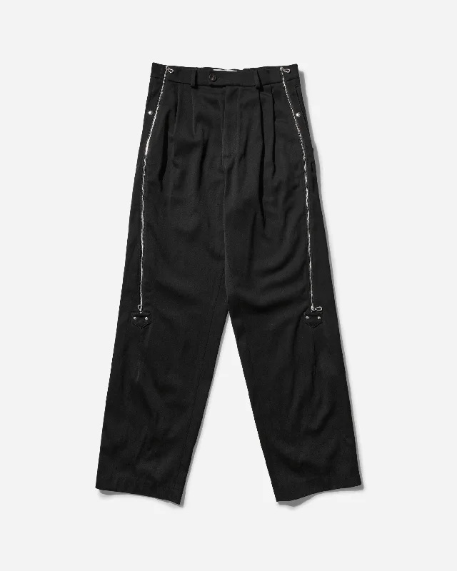 Men's Jeans with Functional PocketsMen's Knox Trousers with Zip Raven Black