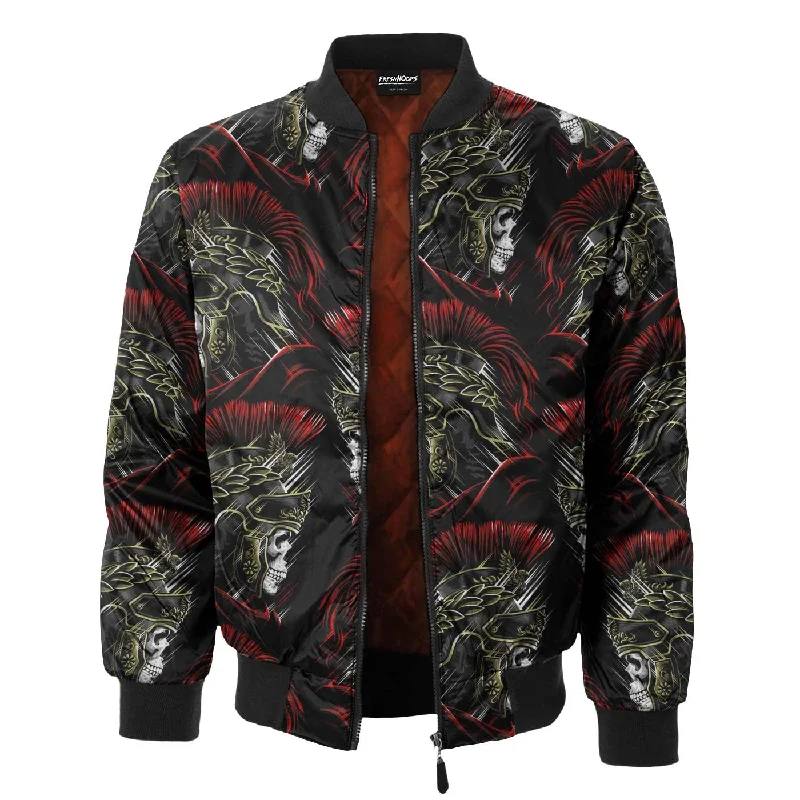 Weather-Resistant Men's CoatsLegendary Warrior Bomber Jacket