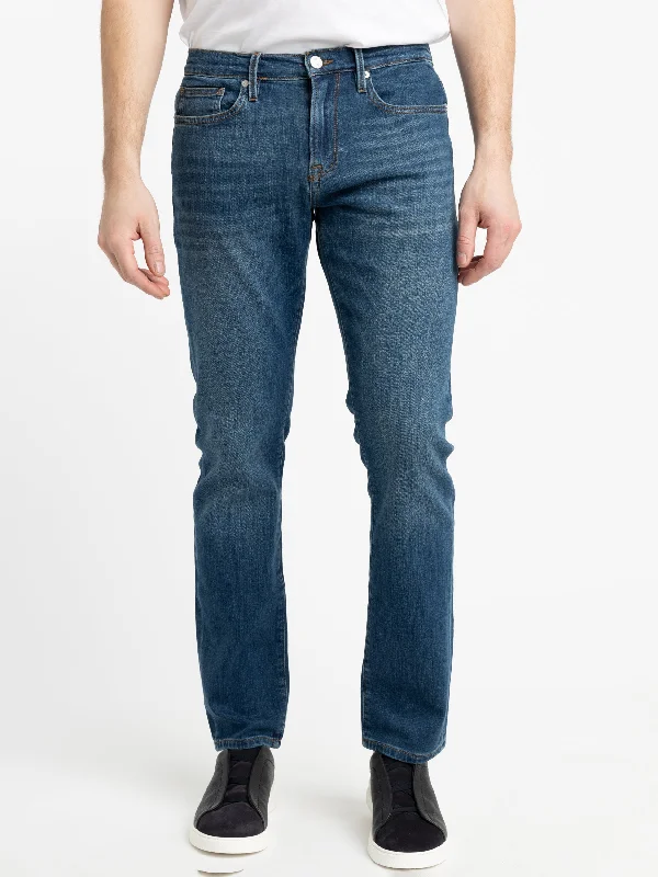 Men's Jeans with EmbroideryBlue L'Homme Slim Verdugo Jeans