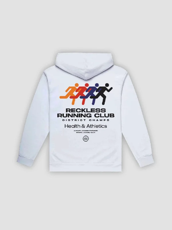 Lightweight Men's Running HoodiesMarathon Hoodie - White