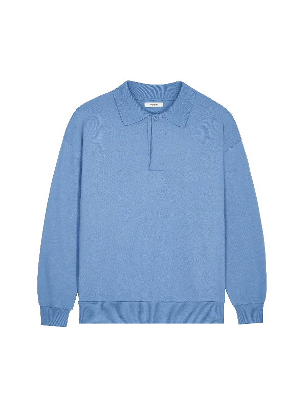 Men's Coats for Cold WeatherMens DNA Heavyweight Polo Sweatshirt—summit blue