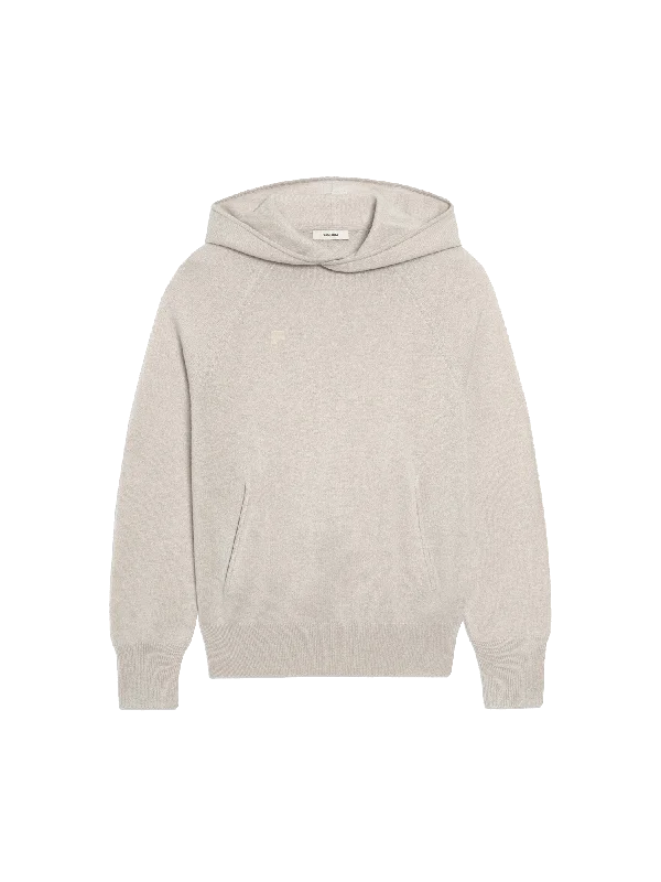 Waterproof Men's ParkasMens Recycled Cashmere Hoodie—oatmeal