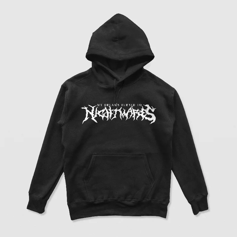 Men's Hoodies with Asymmetric ZippersMy Dreams Turned To Nightmares Hoodie