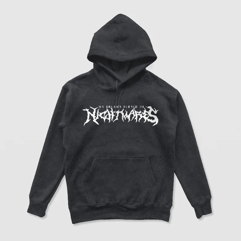 Men's Hoodies with Secret CompartmentsMy Dreams Turned To Nightmares Vintage Hoodie