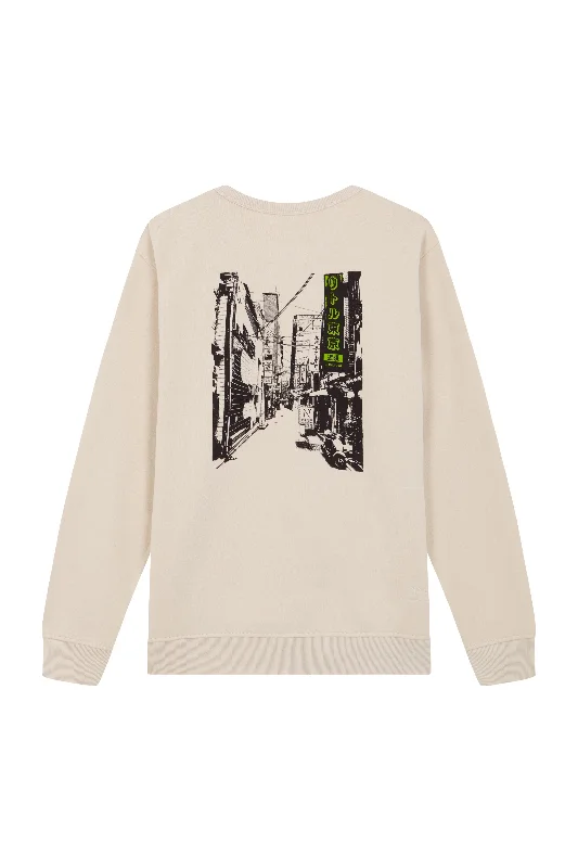 Men's Dressy Shirts for Formal EventsNAI1002-TLT print sweater tokyo city