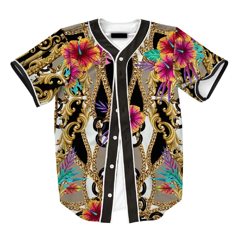 Men's Long-Sleeved ShirtsNeon Baroque Jersey