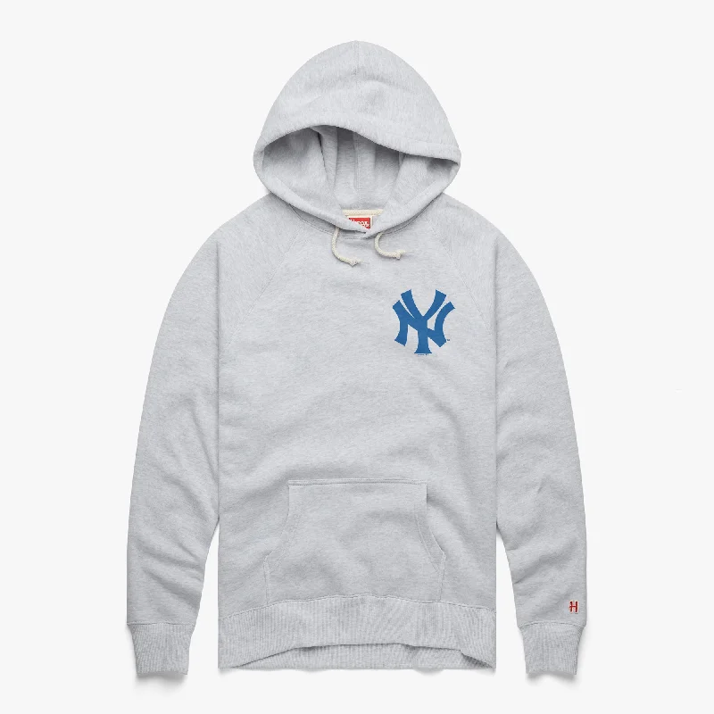 Men's Hoodies with Zipper DetailsNew York Yankees Jersey Logo Hoodie