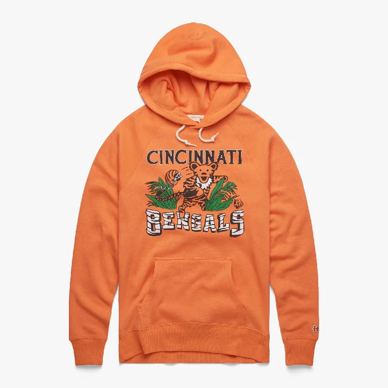 Men's Hoodies with Military InfluenceNFL x Grateful Dead x Bengals Hoodie