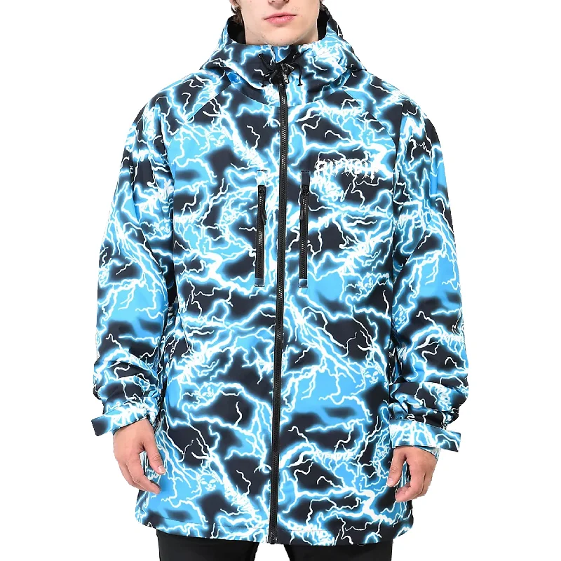 Men's Coats with Down InsulationNikola Snowboard Jacket (Black / Blue)