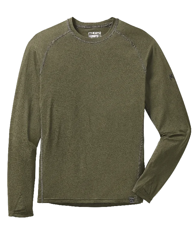 Men's Shirts with TiesPeloton 118 LS Crew-T | Olive