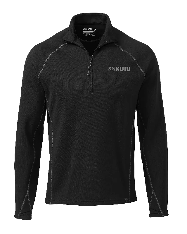 Men's Shirts with Embellished SleevesPeloton 200 Zip-T | Black