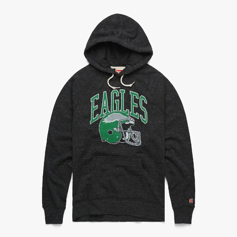 Men's Hoodies for Outdoor ActivitiesPhiladelphia Eagles Helmet Retro Hoodie