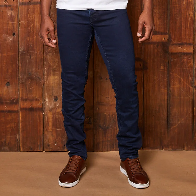 Jeans for Men with a Big BellyRanger Slim Denim Solid Ink