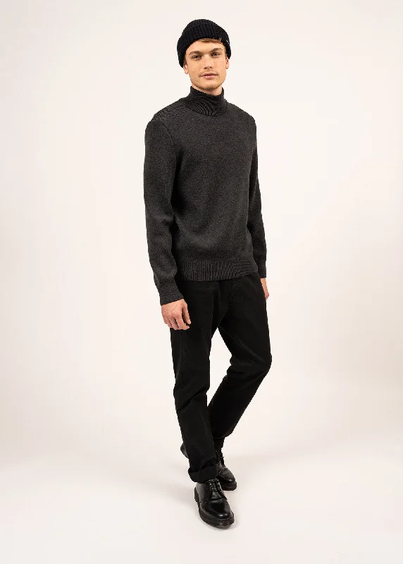 Men's Shirts with High NecksTarbes high neck jumper - in soft wool (ANTHRACITE)