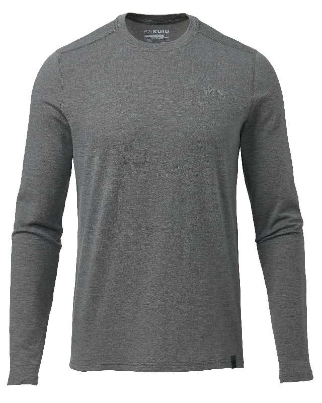 Men's Shirts with Appliquéd SleevesULTRA Merino 120 LT LS Crew-T | Stone