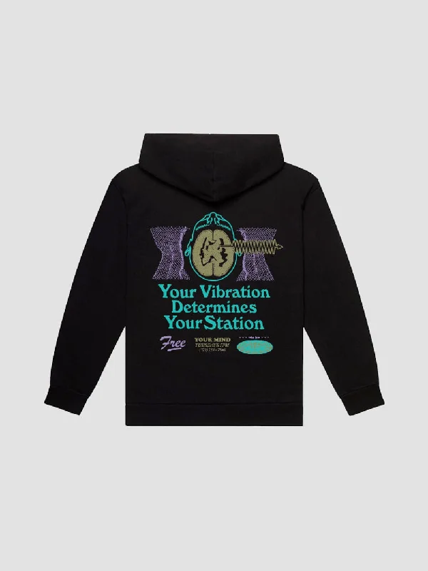 Men's Hoodies for Winter SportsVibrations Hoodie - Black