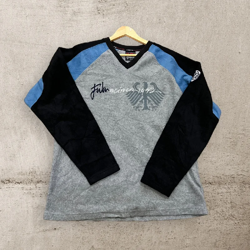 Men's Shirts with Snap ButtonsVintage FuBu Fleece L