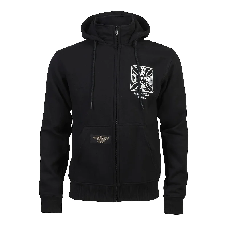 Men's Hoodies with Wind-Resistant FabricWCC OG ATX ZIP HOODY BLACK