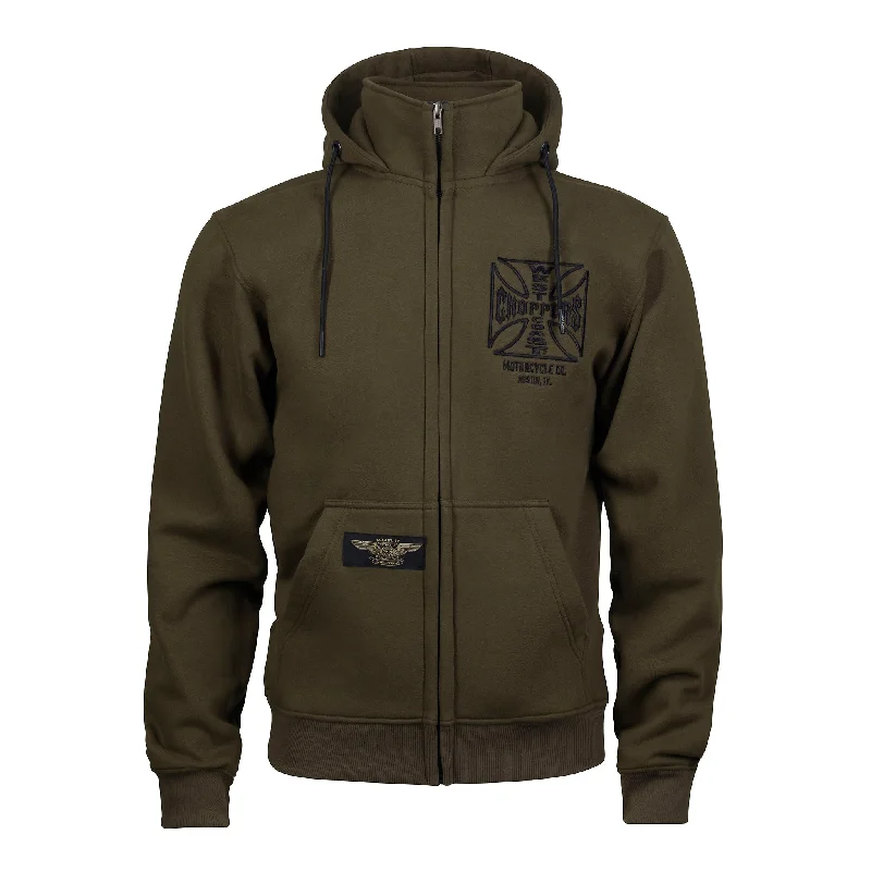 Men's Hoodies for SkiingWCC OG ATX ZIP HOODY OLIVE GREEN