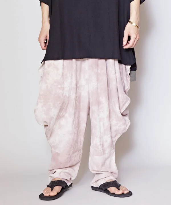 Men's Button-Fly Pants for a Traditional TouchAmina x TFAC Cotton Harem Pants