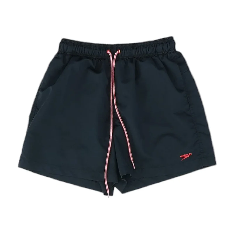 Men's Pants with Shallow PocketsBlack Solid Active Shorts