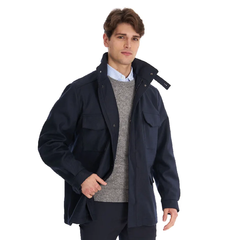 Men's Coats for Everyday WearBLUE FIELD JACKET