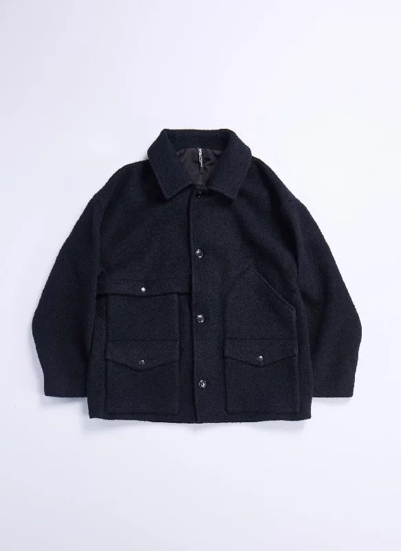 Men's Coats for Winter CampingBoiled Wool Cruiser Jacket